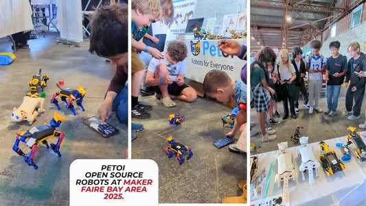 Maker Faire Bay Area 2025: Petoi Showcases DIY Robotics and Innovation