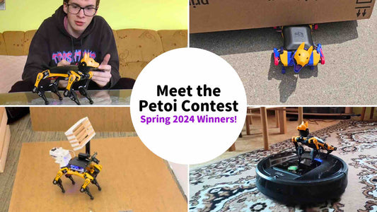 We've Got Winners for Petoi Robotics Challenge And Showcase Contests - Spring 2024