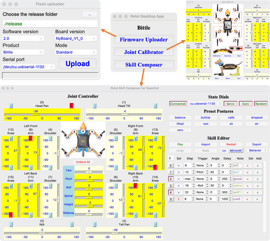 Beta version of Petoi Desktop App 2.0 Released