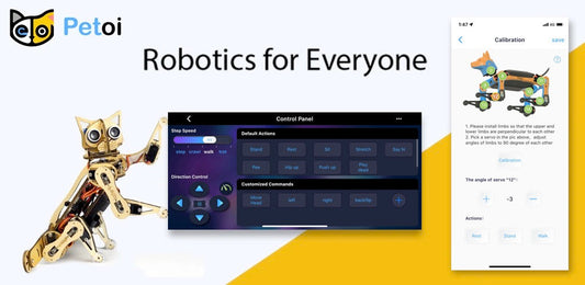 October Updates - New Website, Petoi Mobile App for Easy Configuration and Control, and User Survey