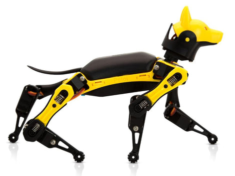 Black+yellow Bittle robotics Kit robot dog walking