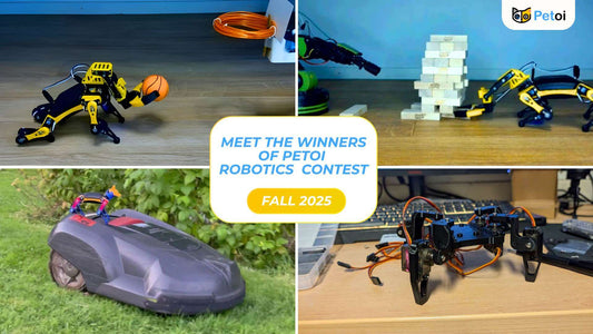 Winners for Petoi Robotics Challenge and Showcase Contest - Fall 2025