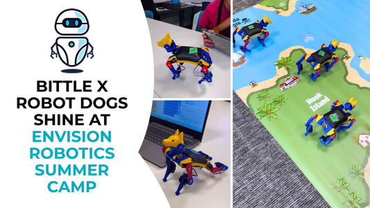 Robotics Education for Kids: Bittle X Coding Robot at Envision Summer Camp - Petoi