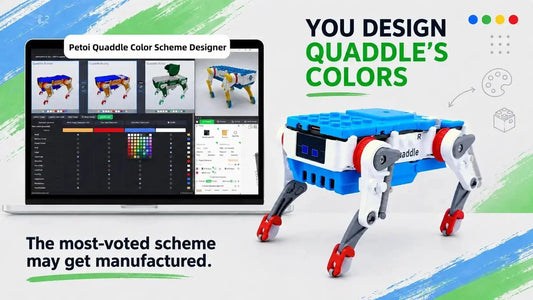Design Your Quaddle — Your Colors Could Become the Real Thing - Petoi