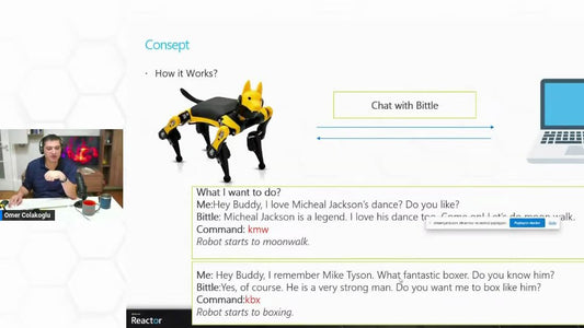 Talking Petoi Robot Dog with Azure AI Model Inference API Integration