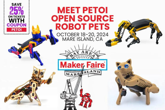 Meet Petoi Open source Robot Pets at Maker Faire Bay Area 2024 - Petoi