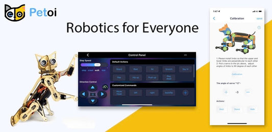 October Updates - New Website, Petoi Mobile App for Easy Configuration and Control, and User Survey - Petoi