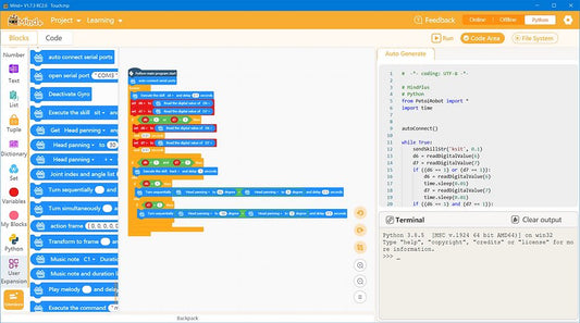 Petoi Coding Blocks Released for Block-based Scratch Programming Support