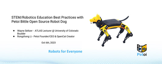Petoi Robotics Education Best Practices with University of Colorado Boulder Summer Robotics/STEM Camp - Petoi