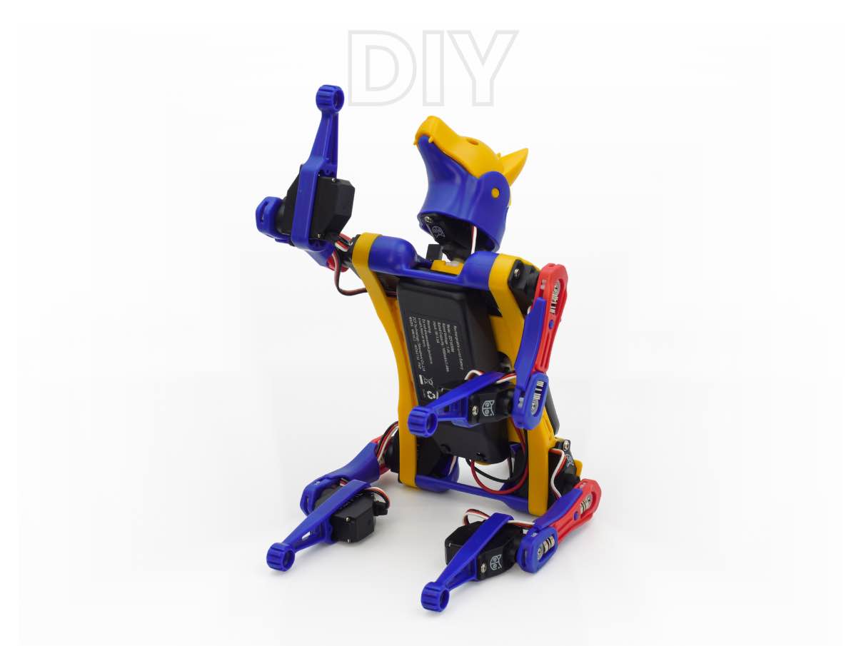 Petoi Robot Dog Bittle X with Optional Robotic Arm Gripper