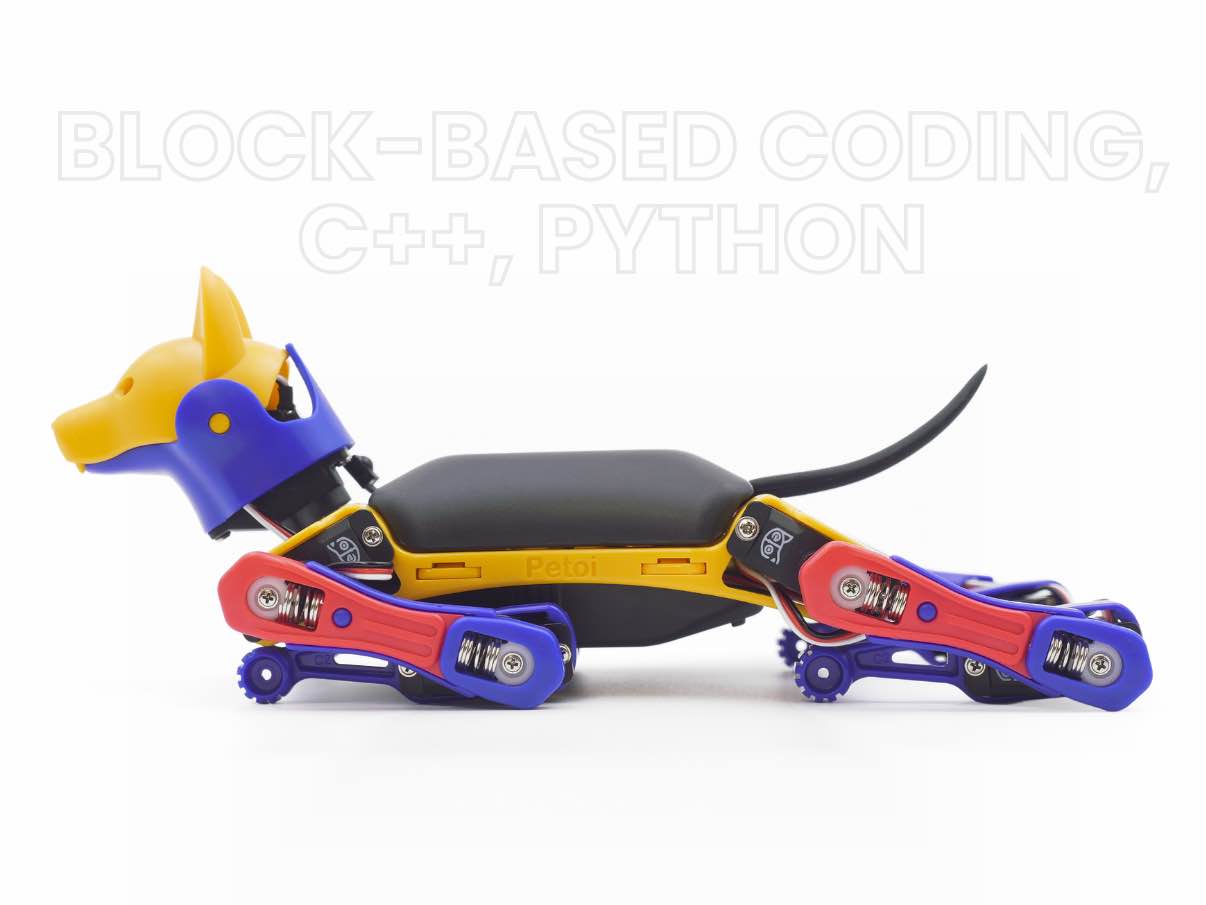 Bittle Box Robo Dog Bittle X with Optional Robotic Arm Gripper β Petoi