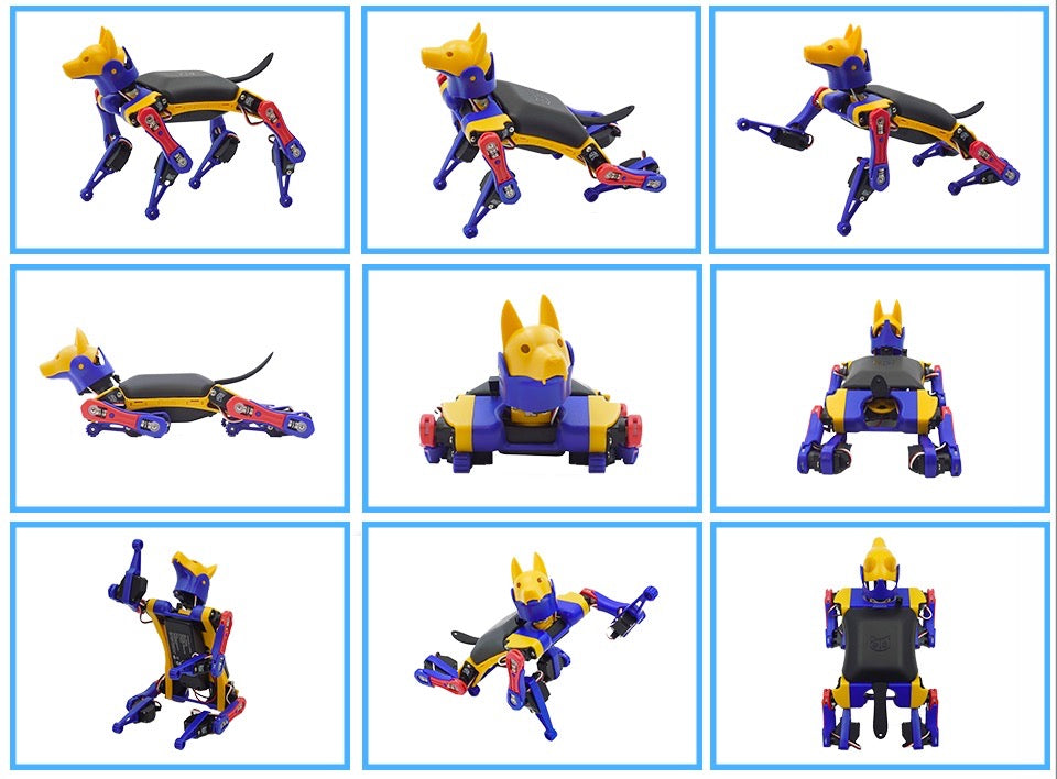 Petoi Robot Dog Bittle X with Optional Robotic Arm Gripper
