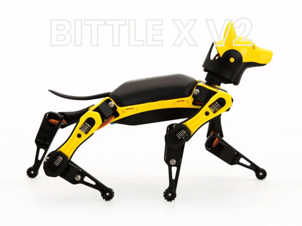【未使用】Petoi Bittle Robot Dog STEM Kit Black_YellowBittleXV2robotdog_