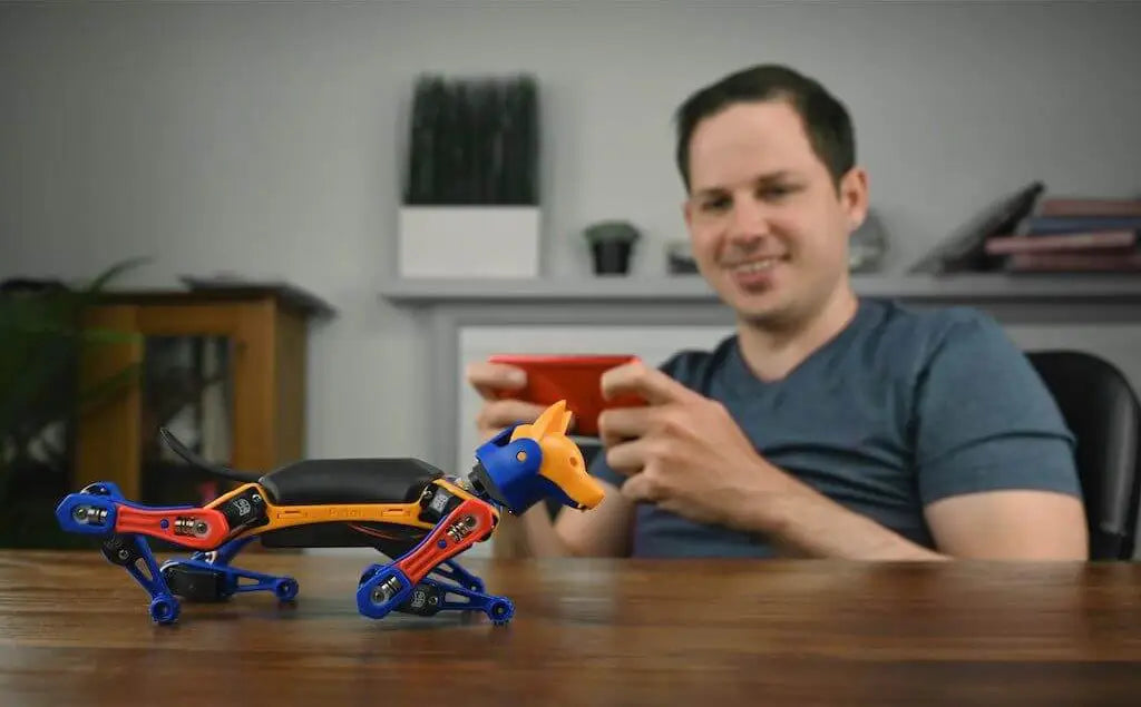 Bittle X Open Source Voice Controlled Robot Dog Robotics Kits for STEM Robotics Education Petoi