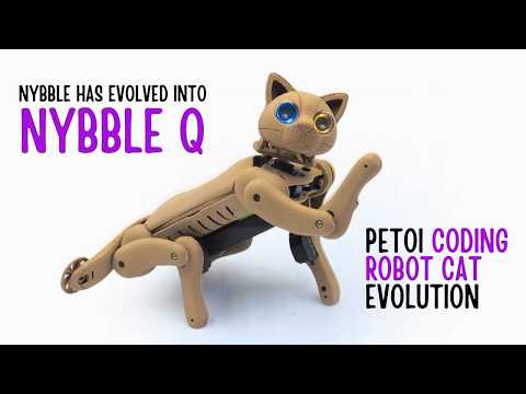 nybble q robot cat video